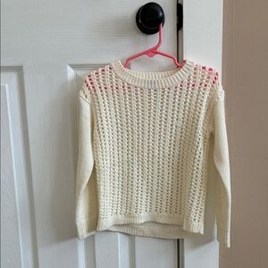 Cream Knit Women's Sweater